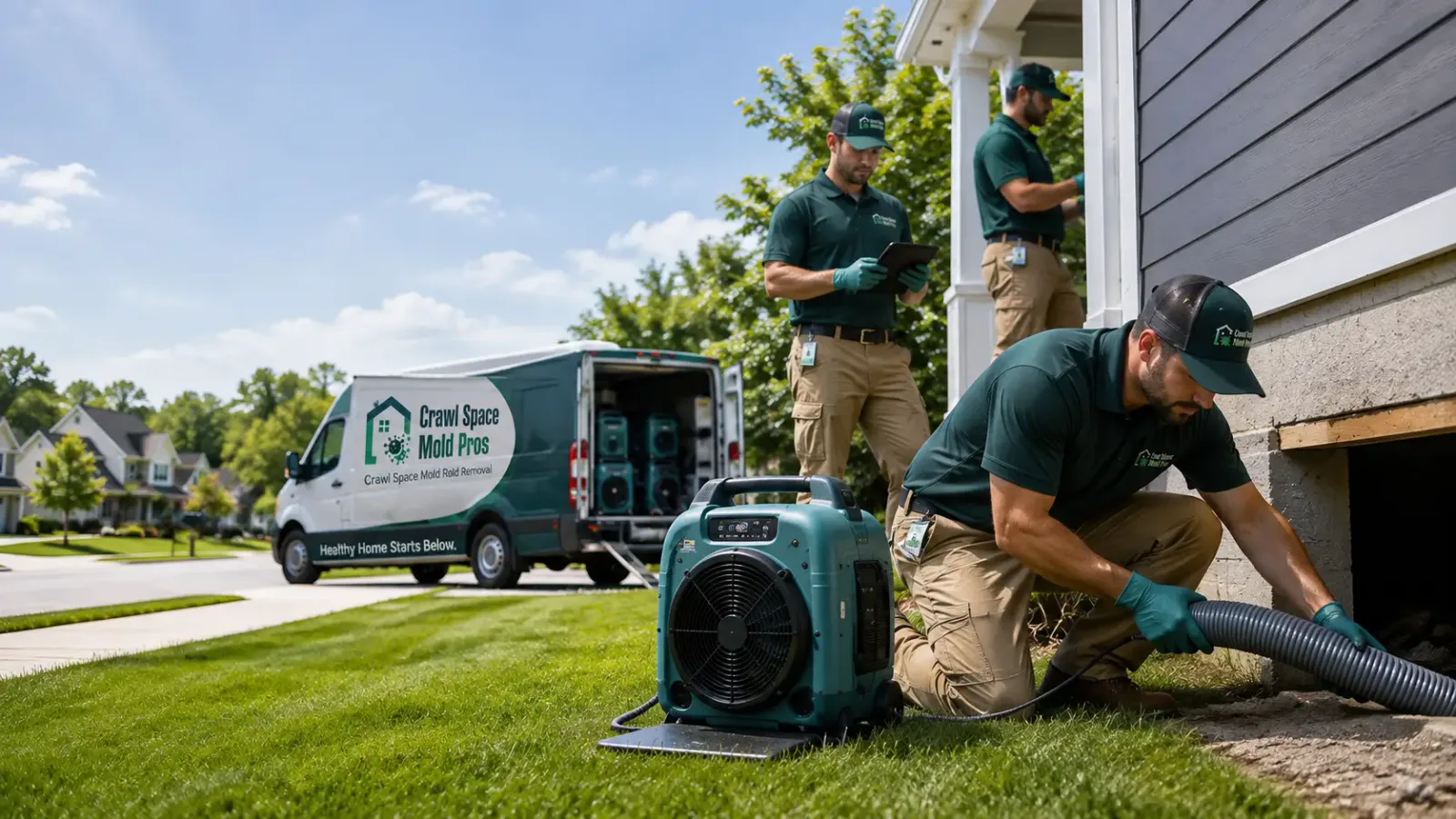Crawl Space Mold Removal in Princeton, MA